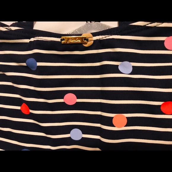 Joules Swim Joules Tankini Top Multi Dot Black White Stripe Poshmark